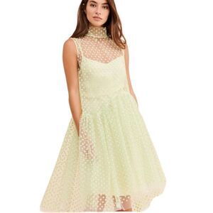 Naya Rea Dance All Night Midi Dress Size 12 Green